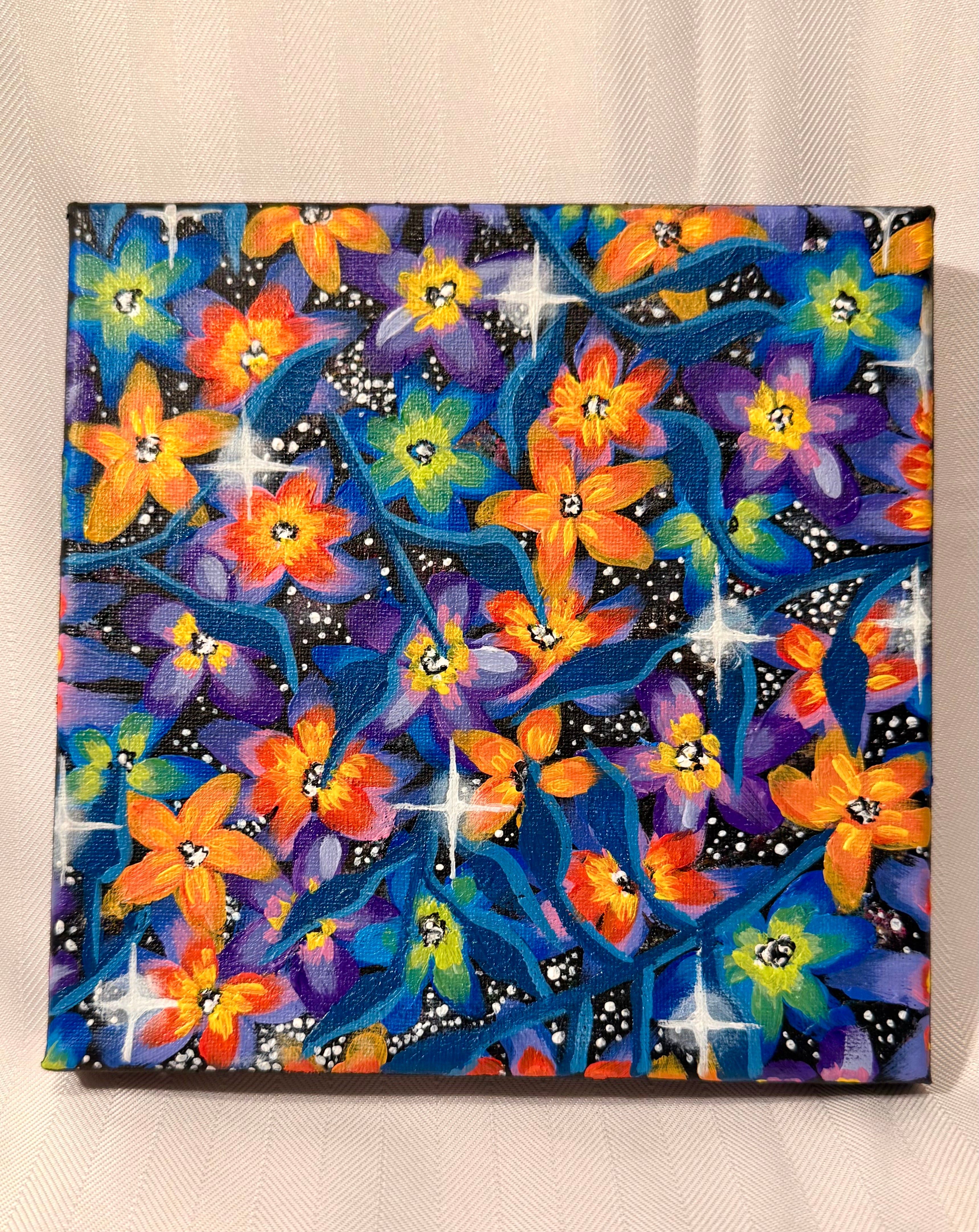 8x8 Flower Painting