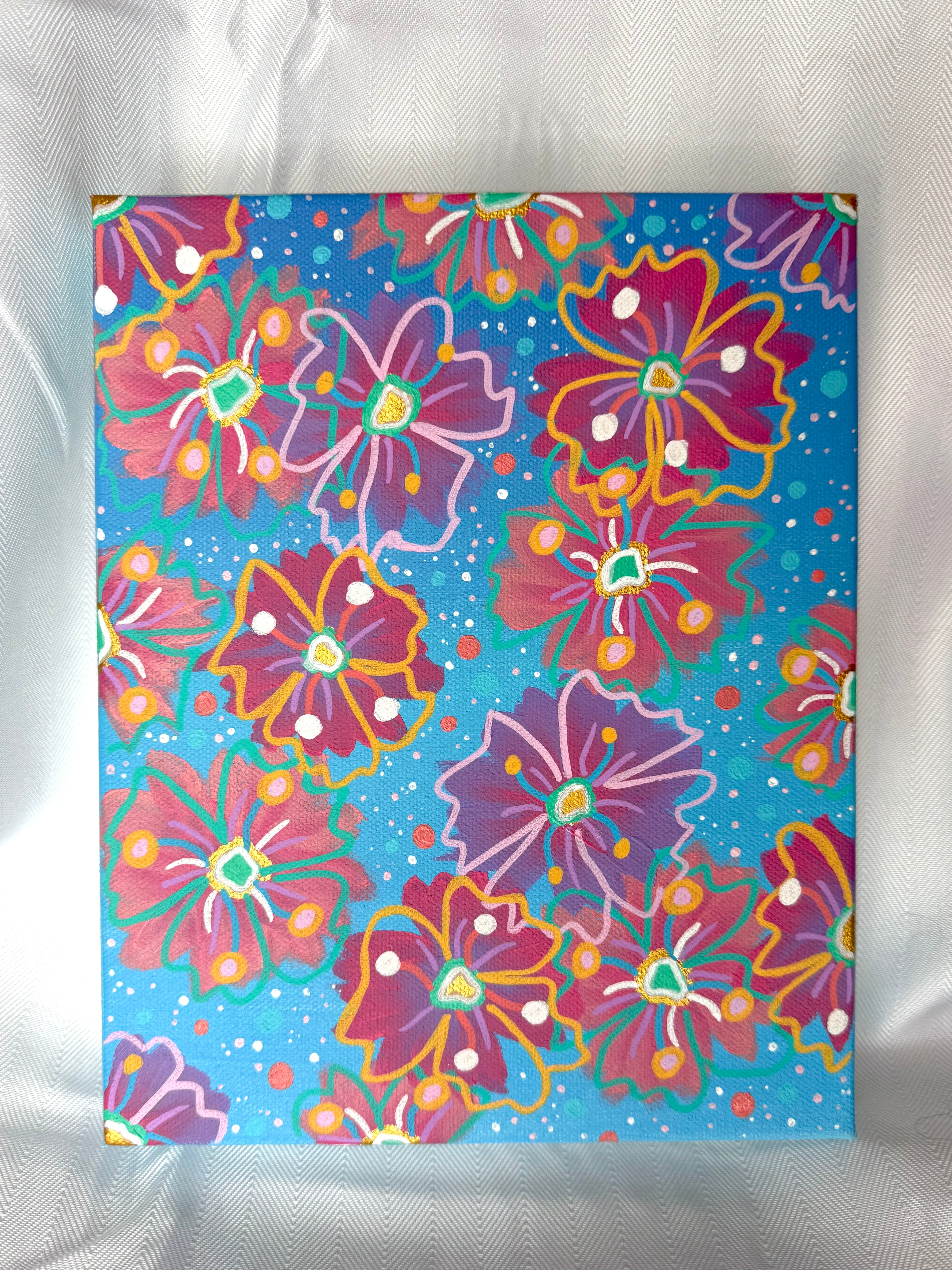 8x10 Flower Painting