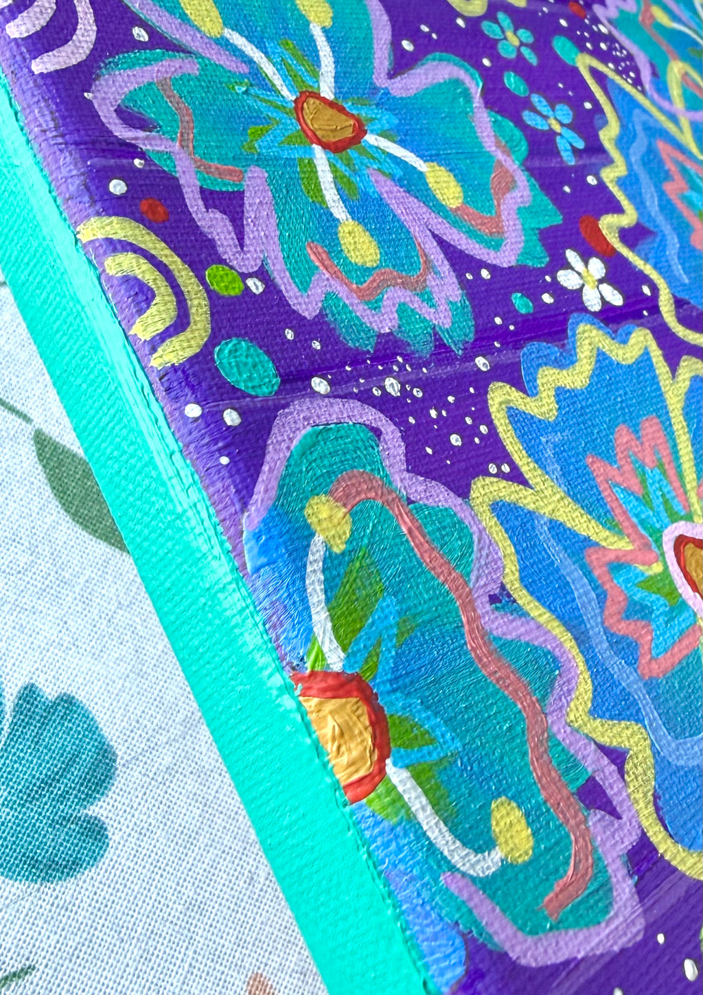 8x10 Flower Painting