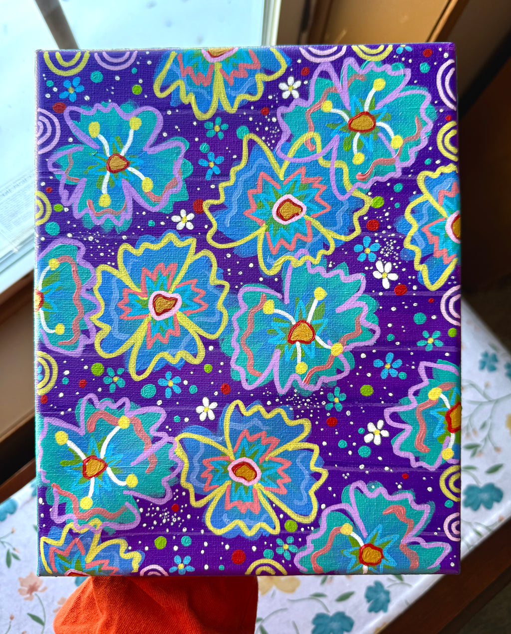 8x10 Flower Painting