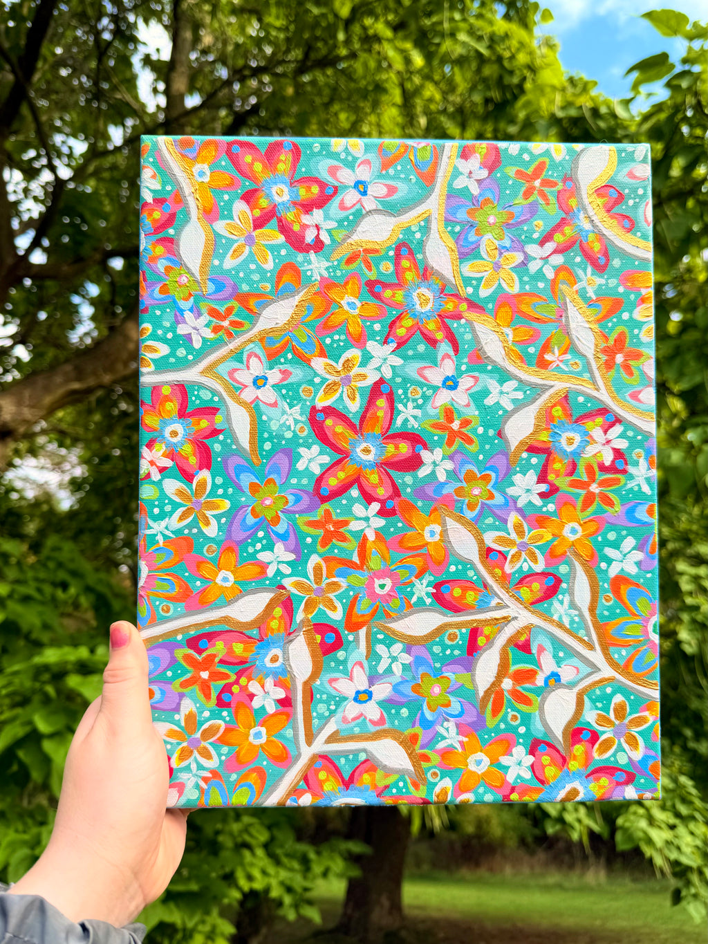 11x14 Flower Painting