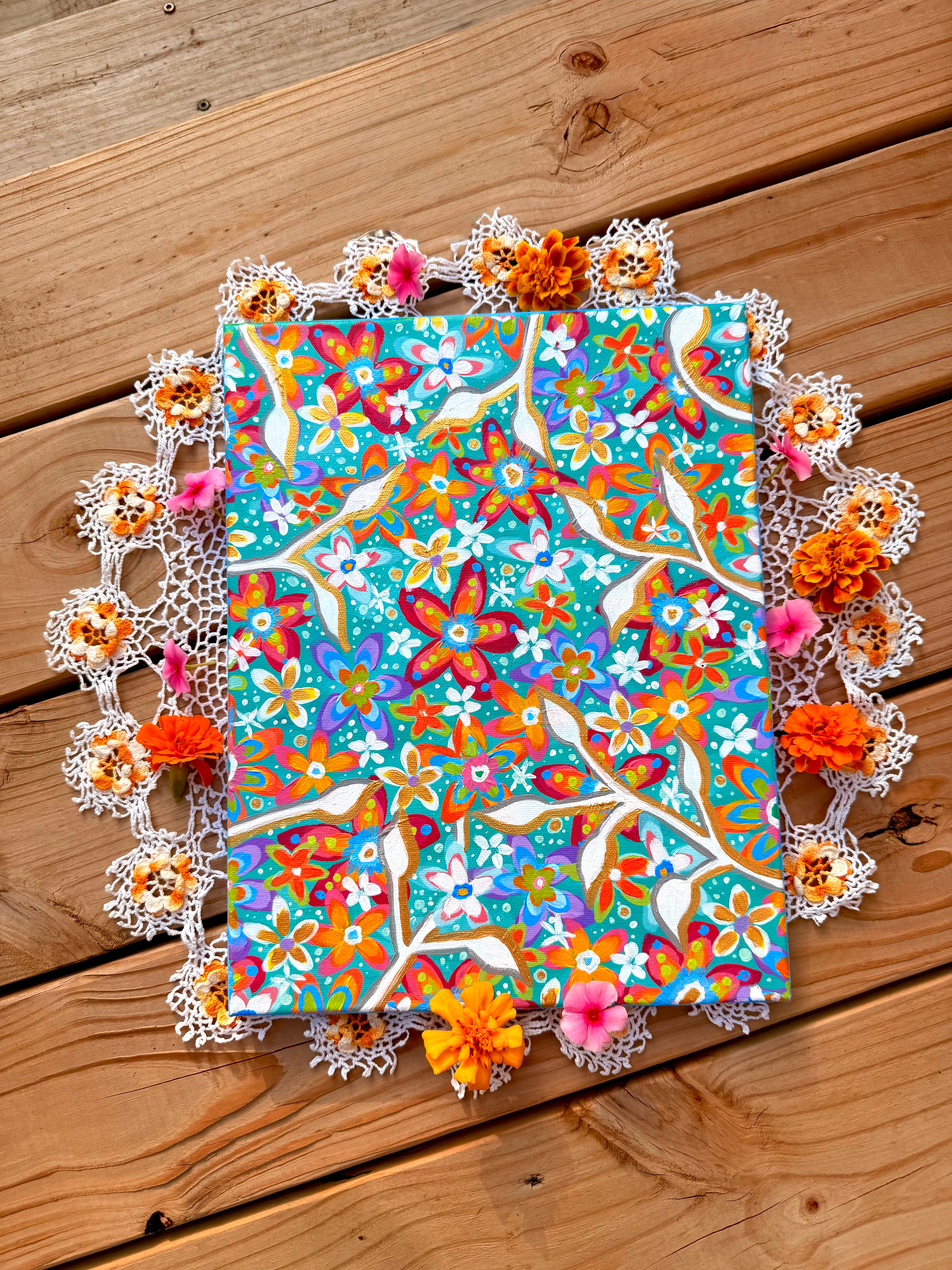 11x14 Flower Painting