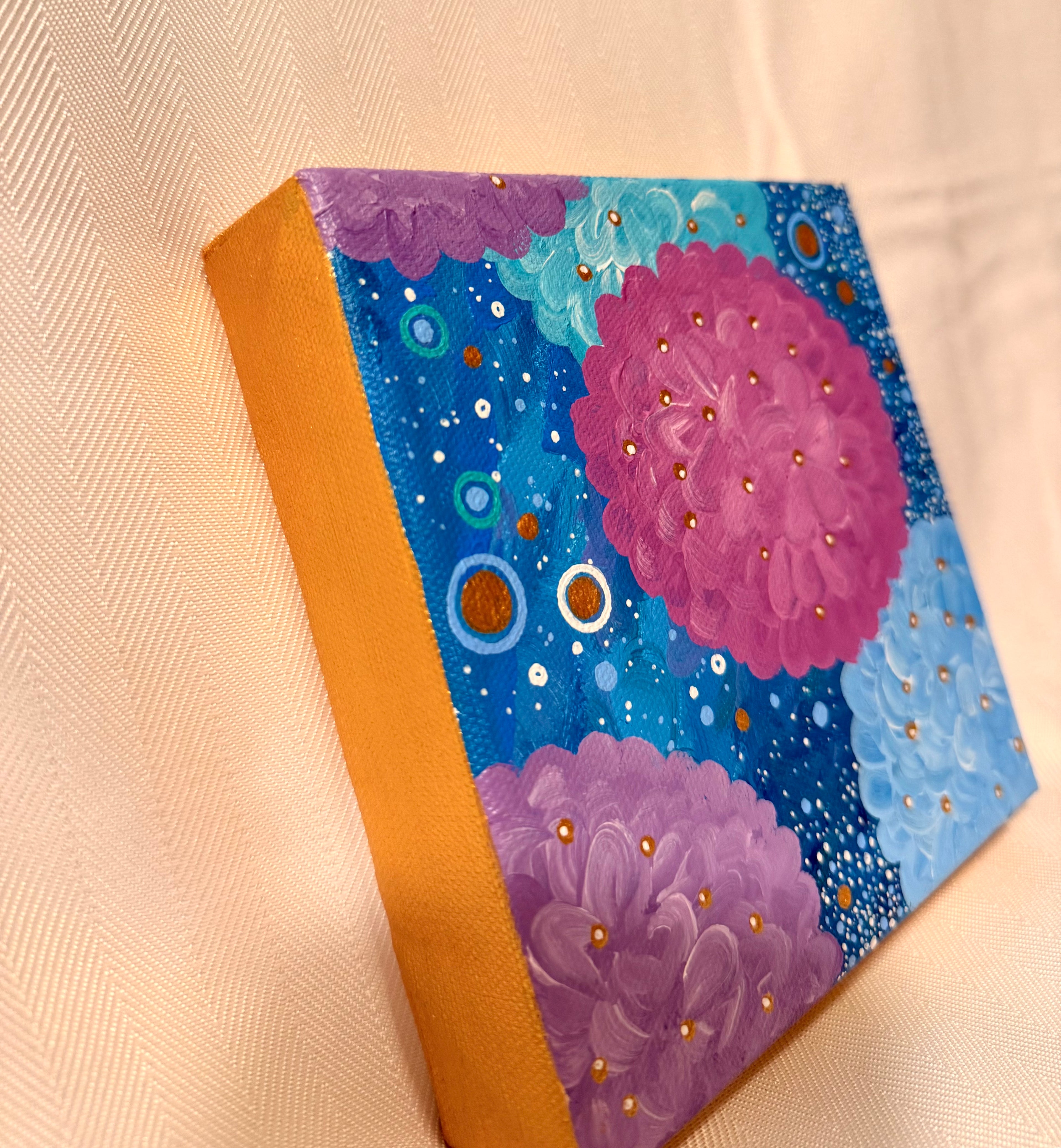 6x6 Hydrangea Painting 4