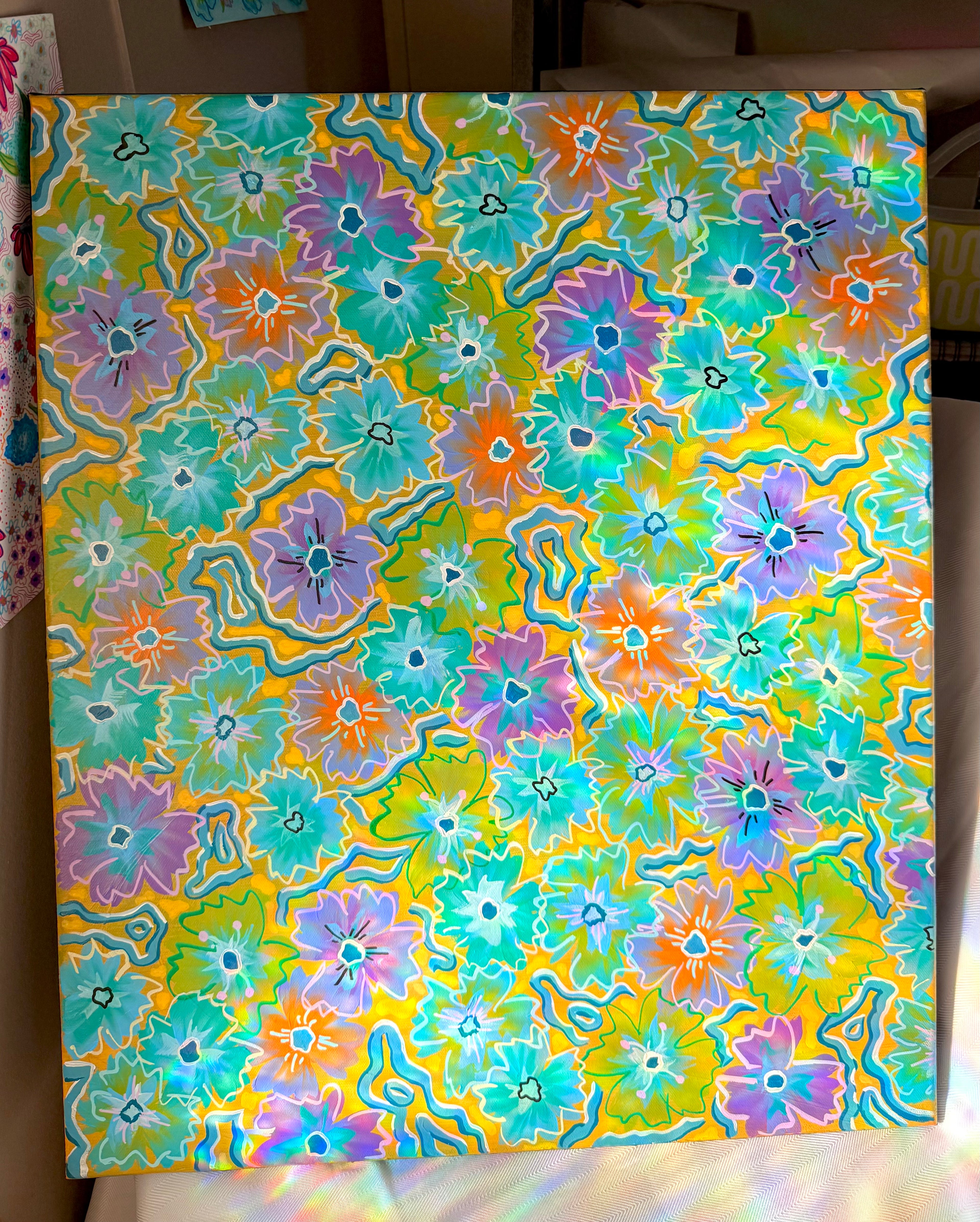 20x24 Flower Painting