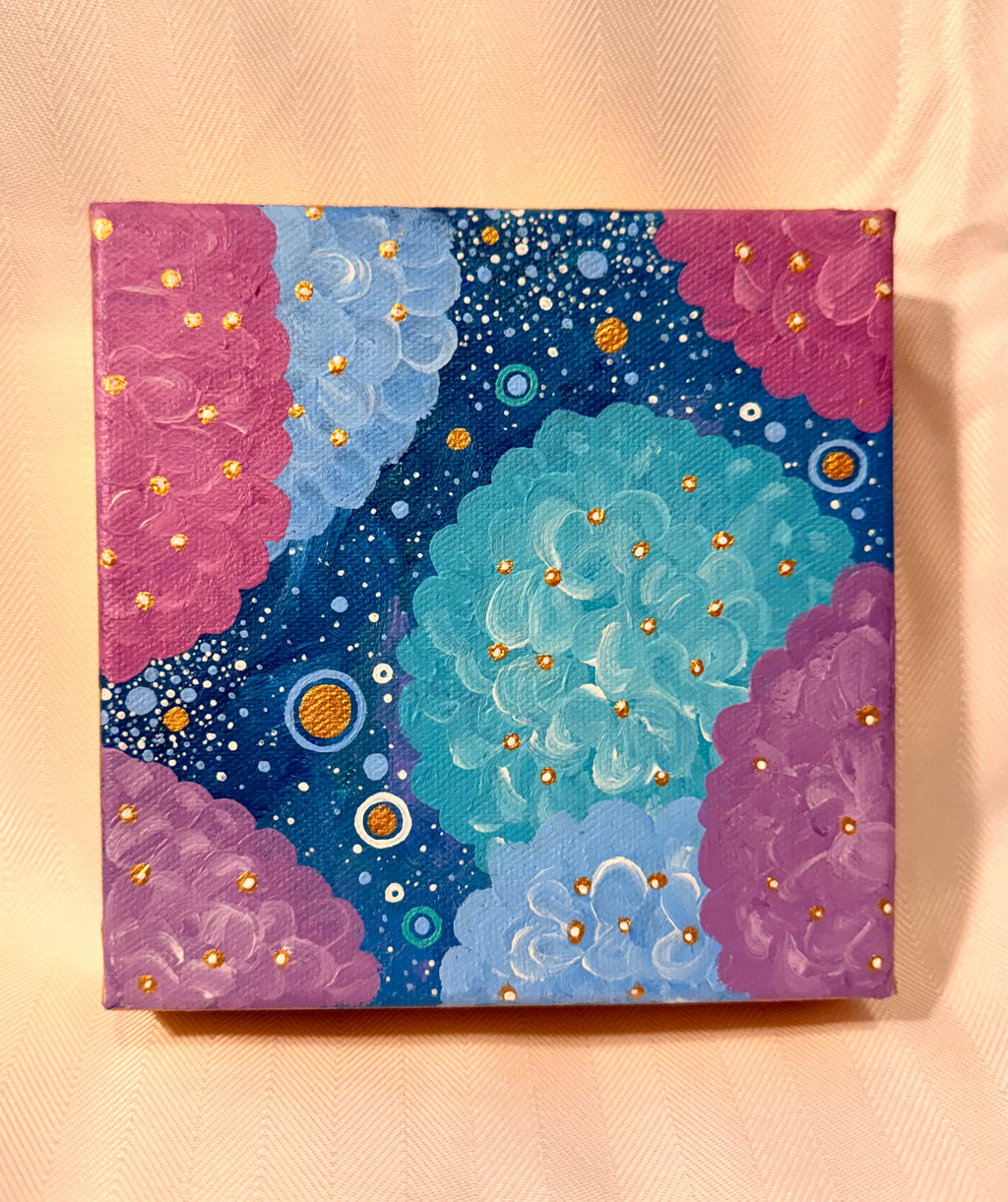 6x6 Hydrangea Painting 1