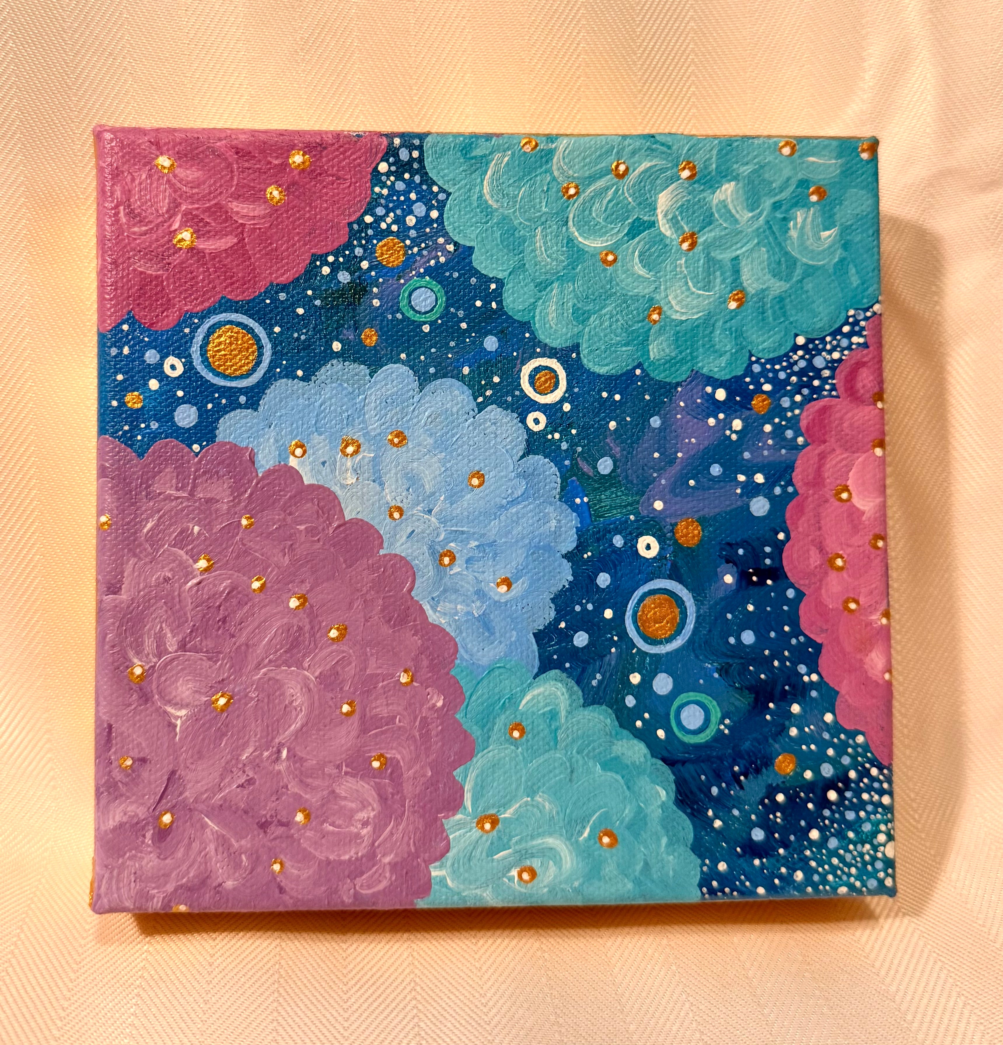 6x6 Hydrangea Painting 2