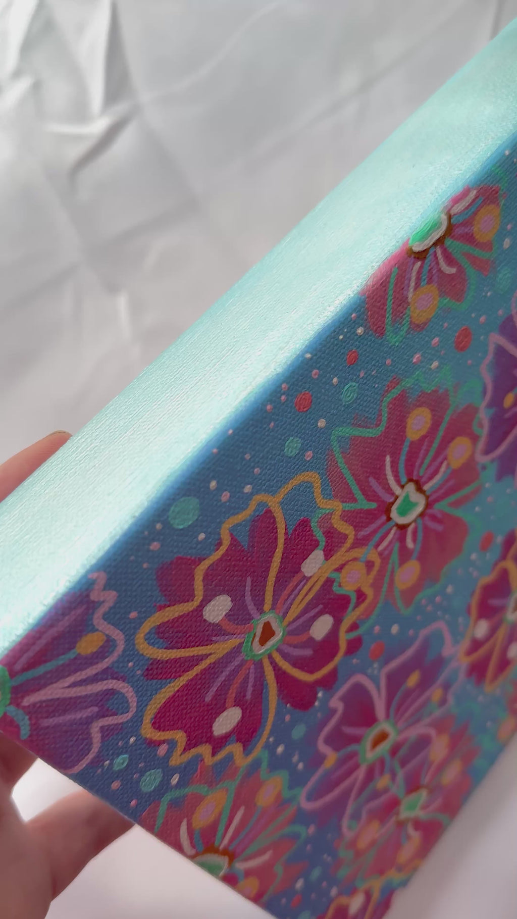 8x10 Flower Painting